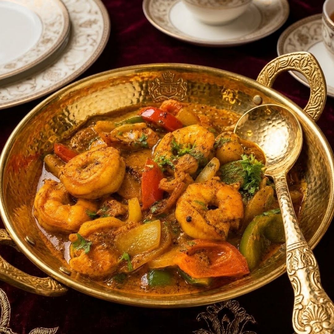 Riesengarnelen Curry